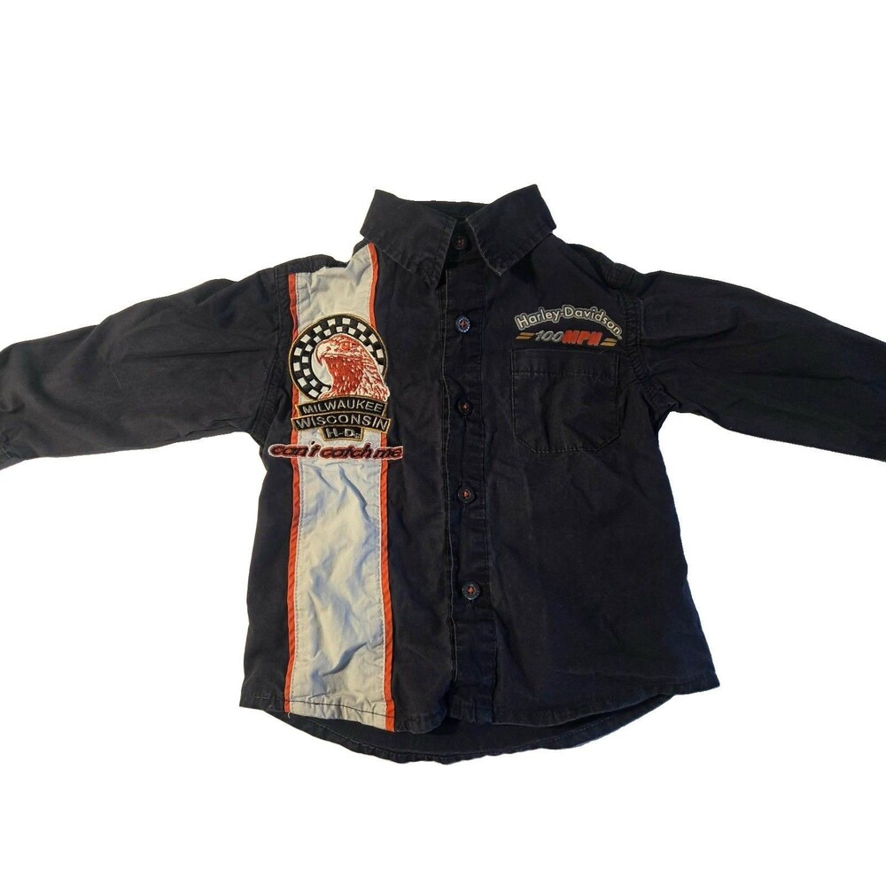 Vintage 12 Month Harley-Davidson long-sleeve button-down work shirt Milwaukee